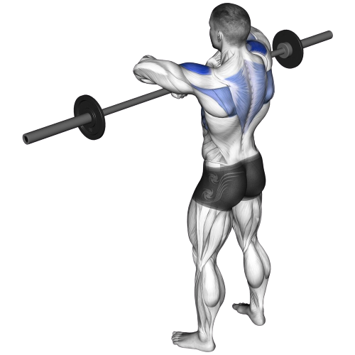 Upright Row Ending Motion