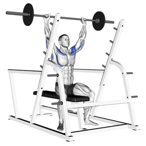 Barbell Shoulder Press Ending Motion