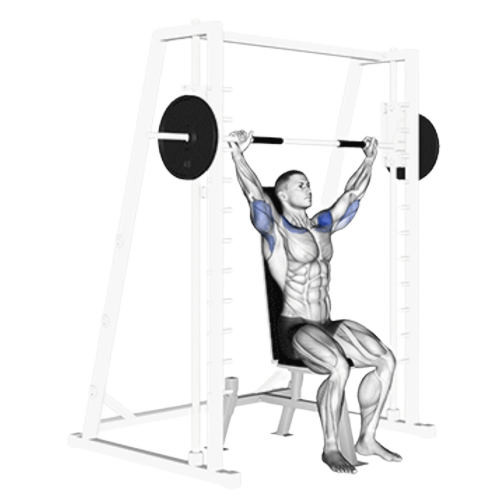 Smith Machine Shoulder Press Ending Motion